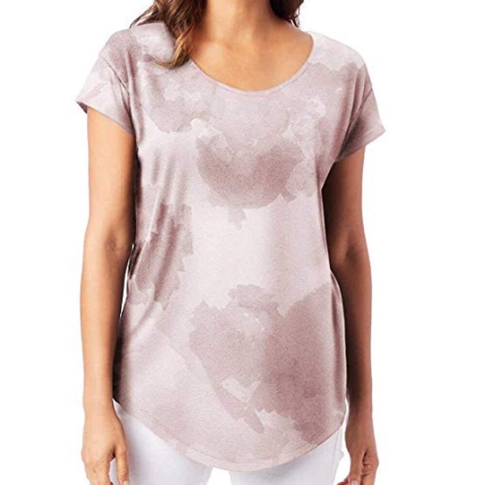 Alternative NWT Women's Origin Short Sleeve T-Shirt Blush Dreamstate